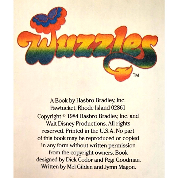 Vintagel 1984 WUZZLES Win One For Bumblelion Hardcover Book - Picture 6 of 7